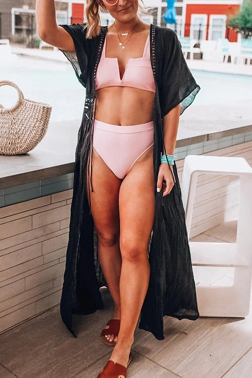 Boholita - Laced Cover Up Beach Dress