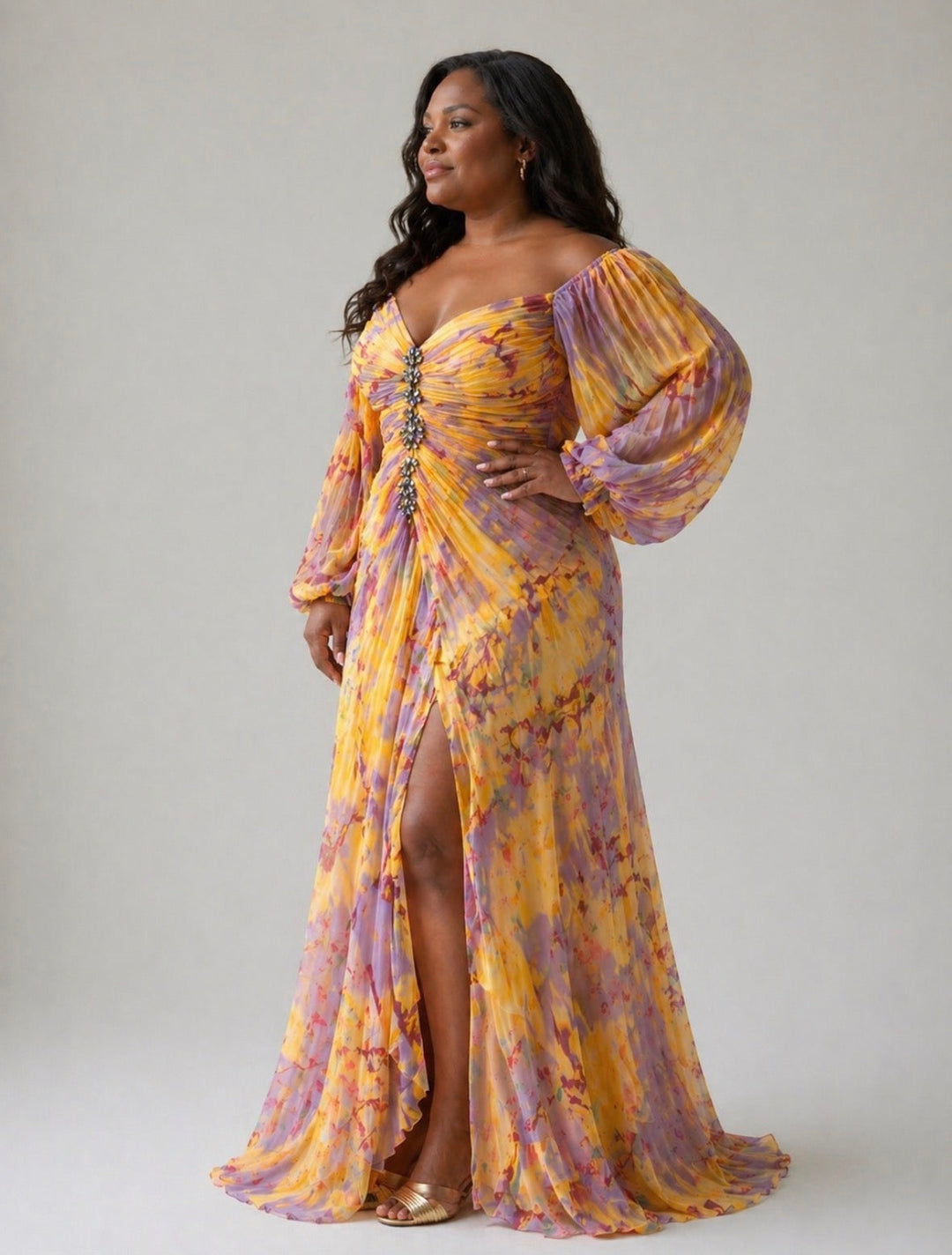 Rachel | Elegant Dress with V-Neck