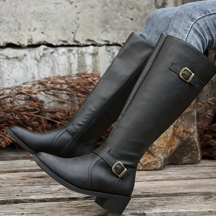 Maddie - Everyday Wear Zip-Up Boots