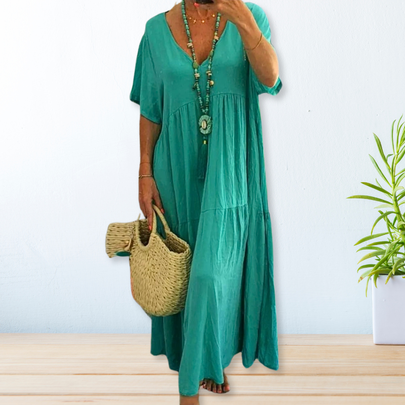 Maelis - Cotton Linen Dress