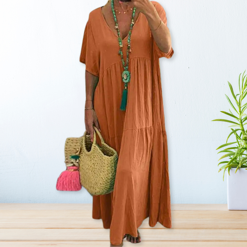Maelis - Cotton Linen Dress