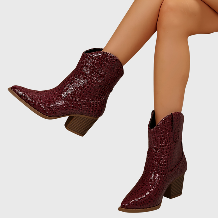 Sophia | Orthopedic Crocodile Boots