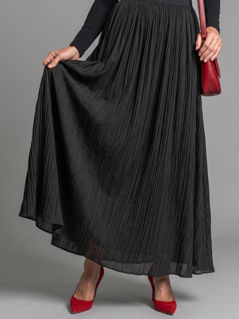 Sadie | Long Sleeve Turtleneck Defined Waist Midi Dress