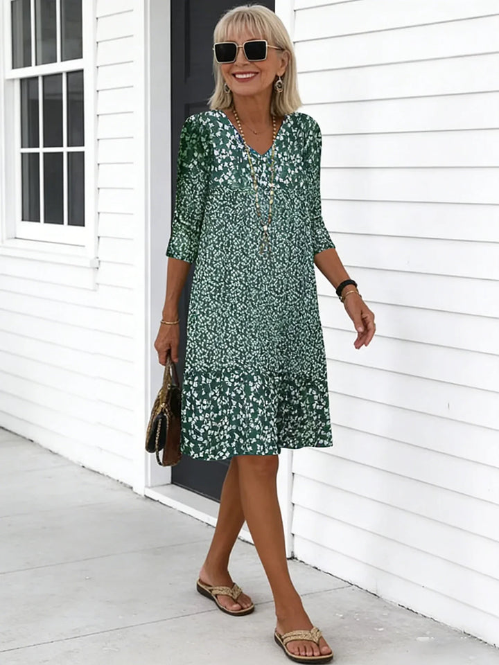 Rosalie | Floral Breeze Midi Dress