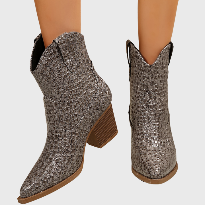 Sophia | Orthopedic Crocodile Boots