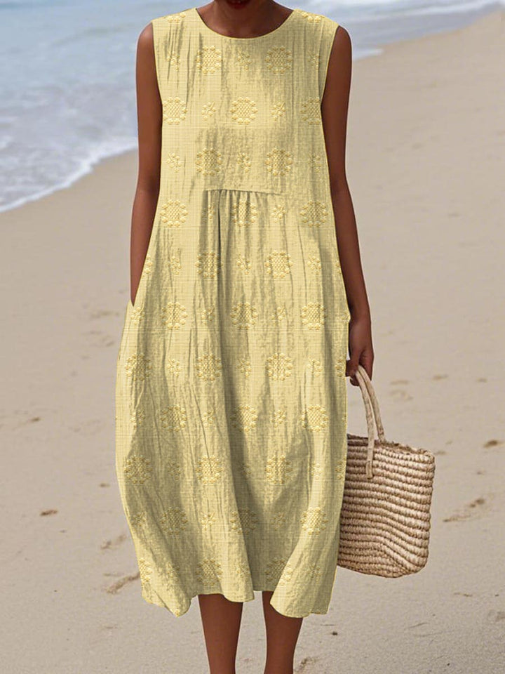 Terresa | Elegant Sleeveless Pocket Dress
