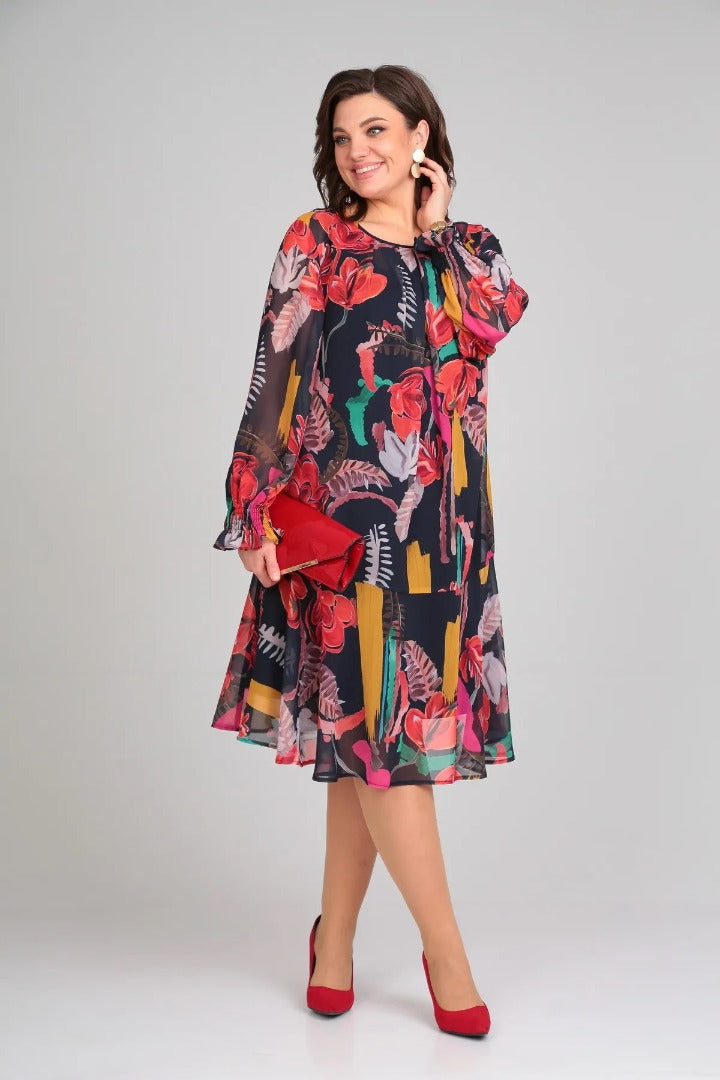 Florinda | Elegant Floral Dress