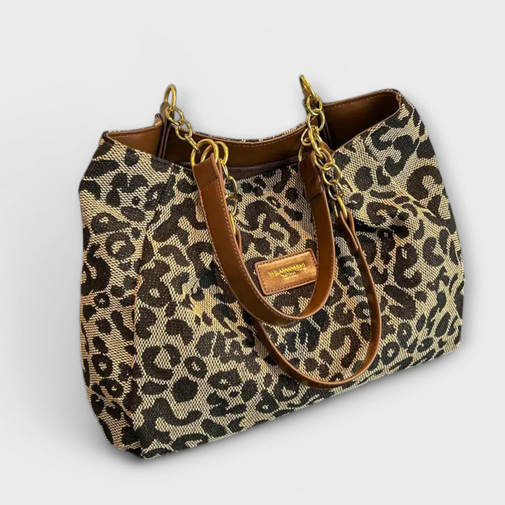 Maddivale | Leopard Canvas Tote