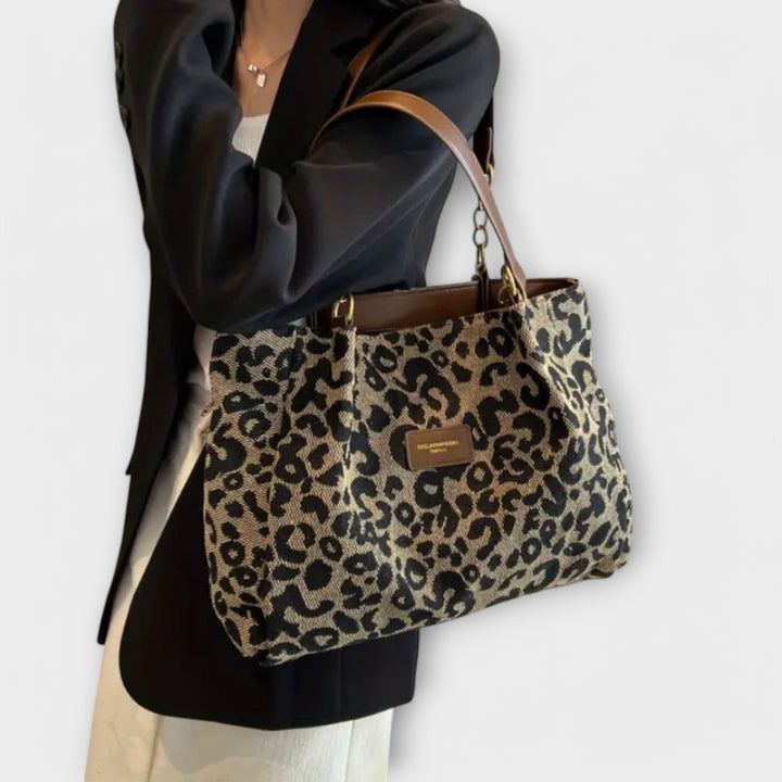 Maddivale | Leopard Canvas Tote