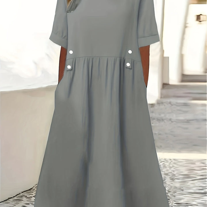 Amara Curve | Effortless Elastic Waist Dress