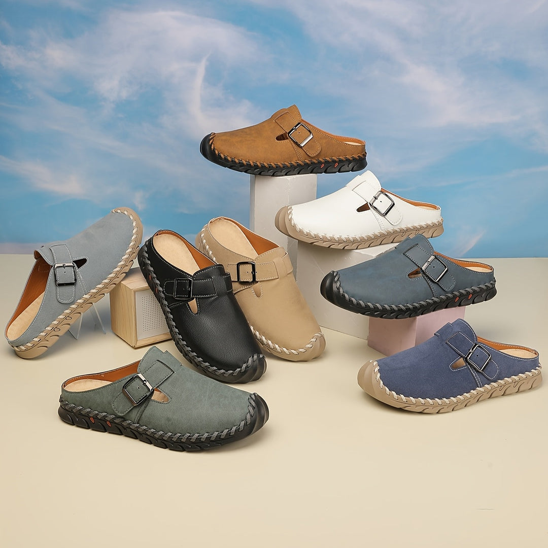 Marly | Comfortable Buckle Mules