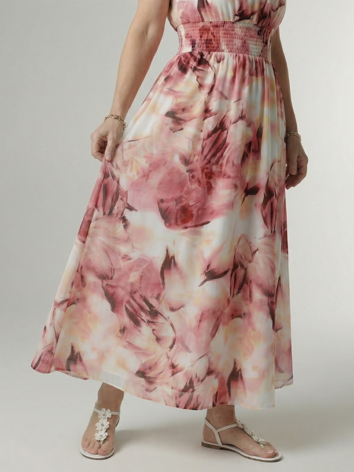 Willow | Gathered Halter Midi Dress