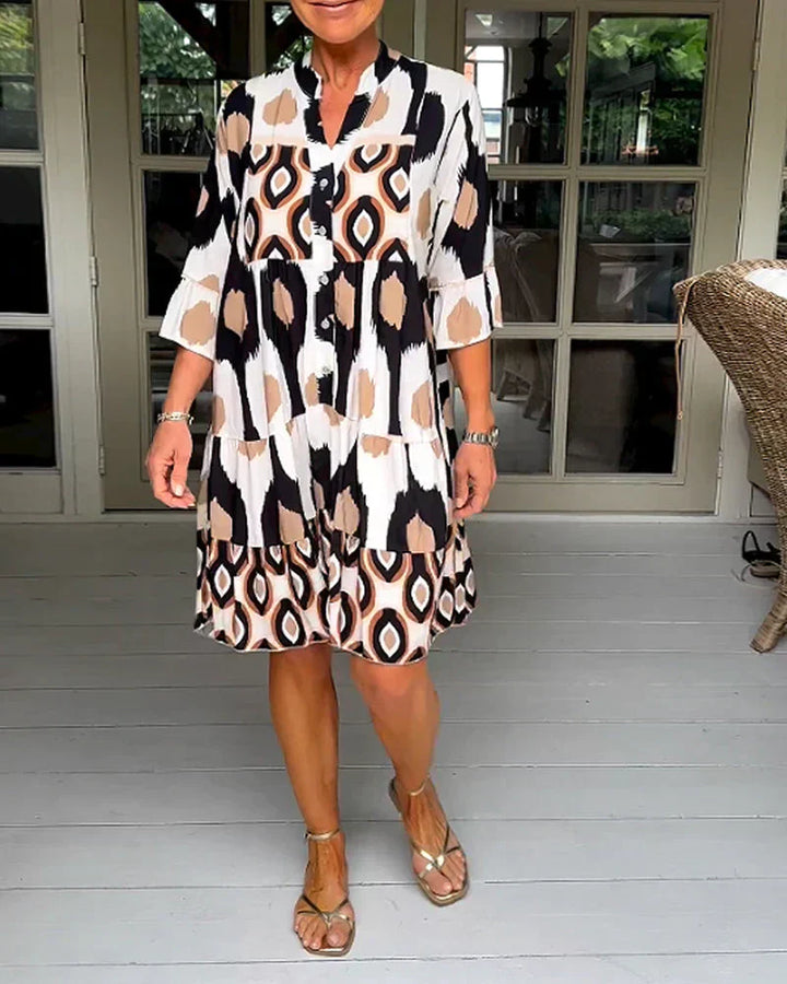 Ann | Timeless Printed Dress