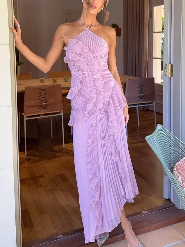 Erin | Ocean Whirlpool Long Dress