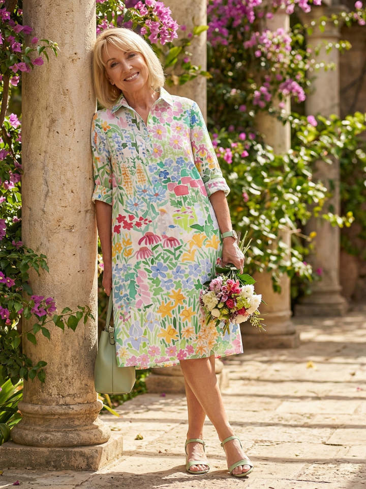 Zarelle | Colorful Floral Dress