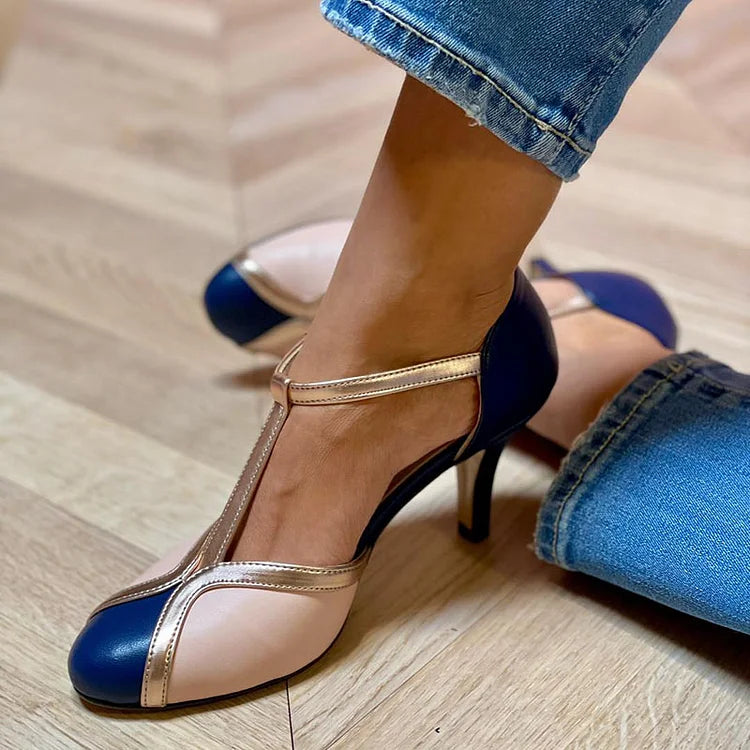 Adelheid – Vintage T-Strap Heels in Timeless Elegance