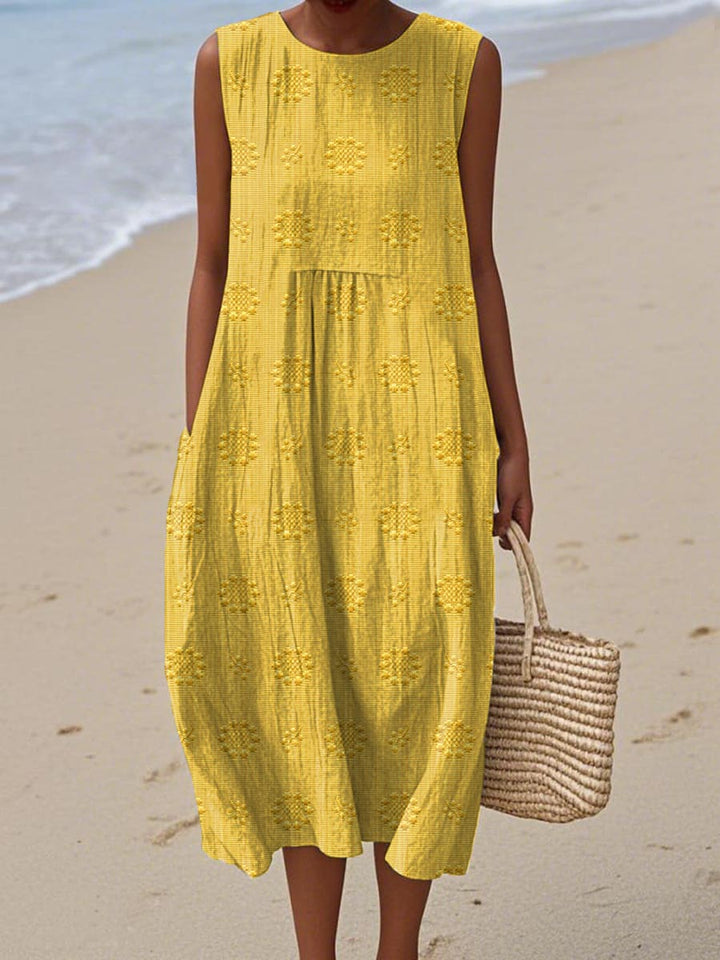 Terresa | Elegant Sleeveless Pocket Dress