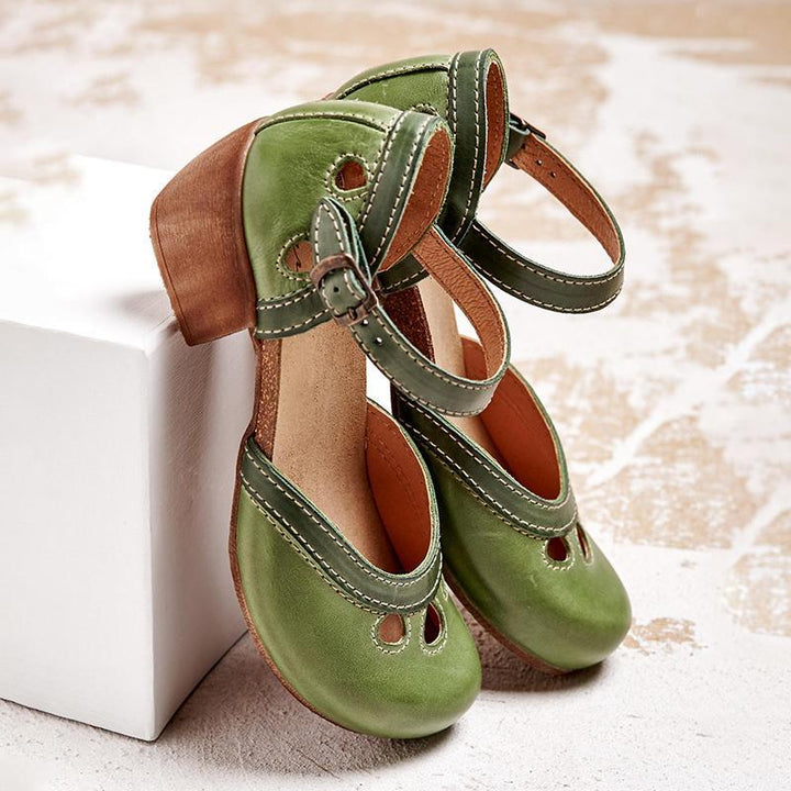 Laisy | Orthopedic sandals with low heels