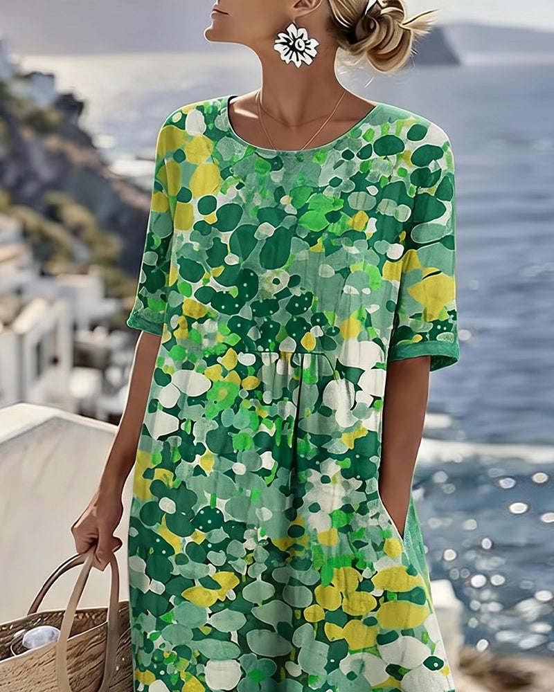Faith | Relaxed Floral Midi Dress
