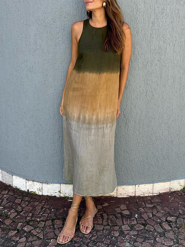 Leia | Casual Gradient Dress