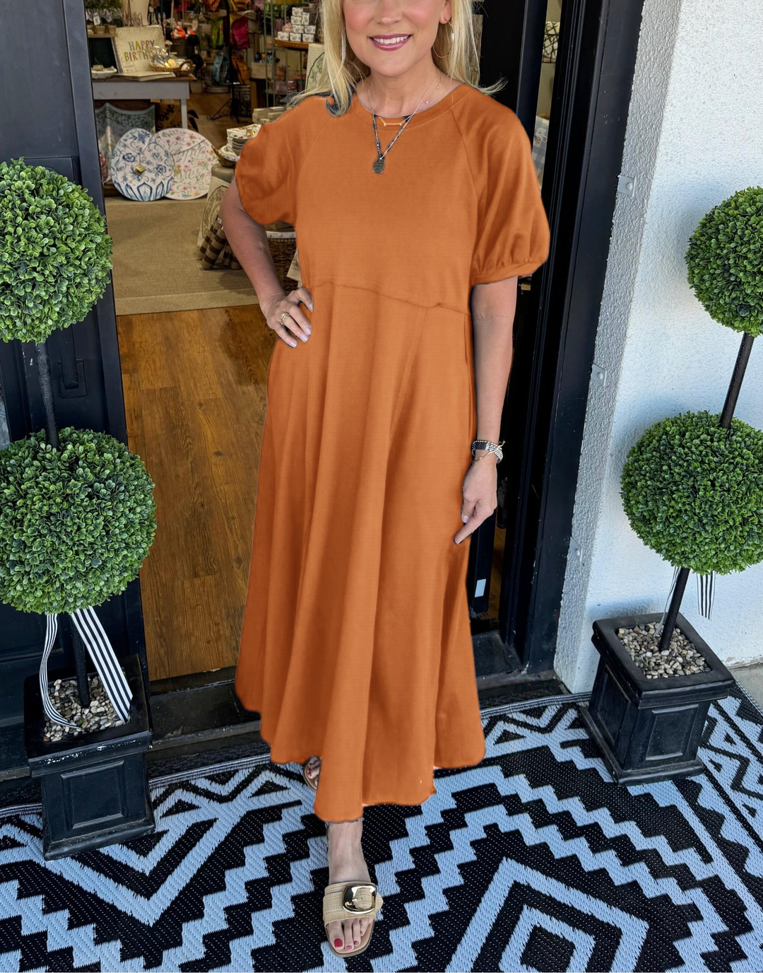 Willow | Puff Sleeve Maxi Dress
