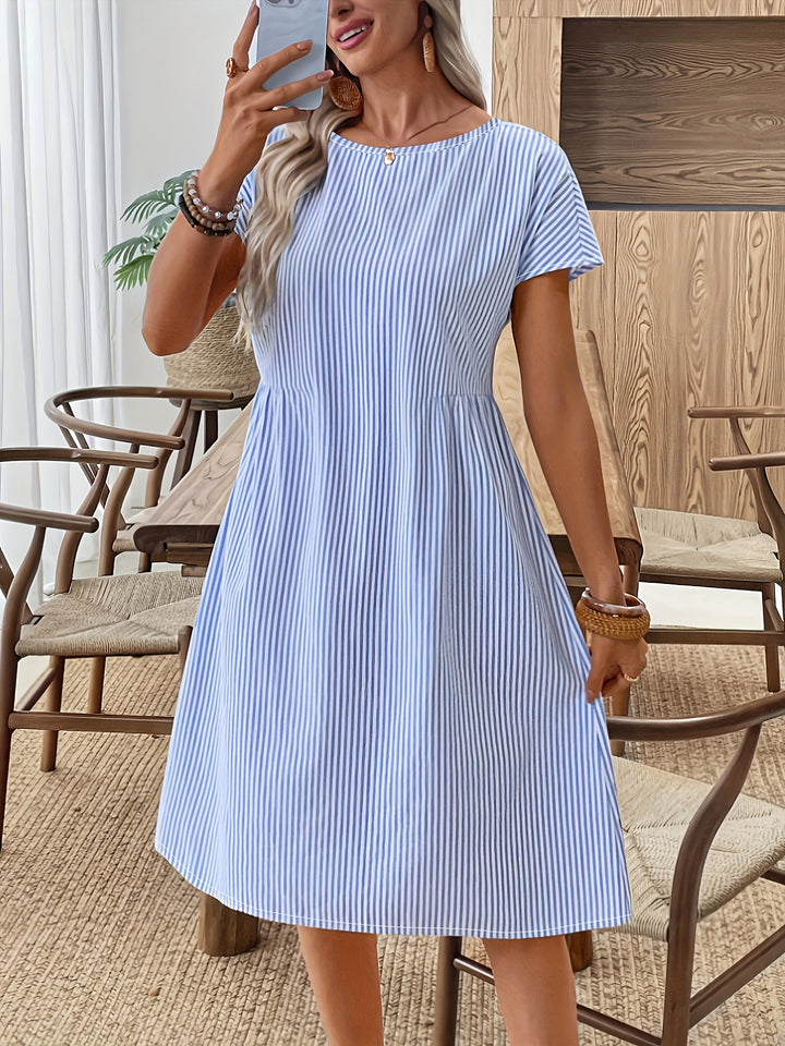 Mila | Breezy Stripe Everyday Dress