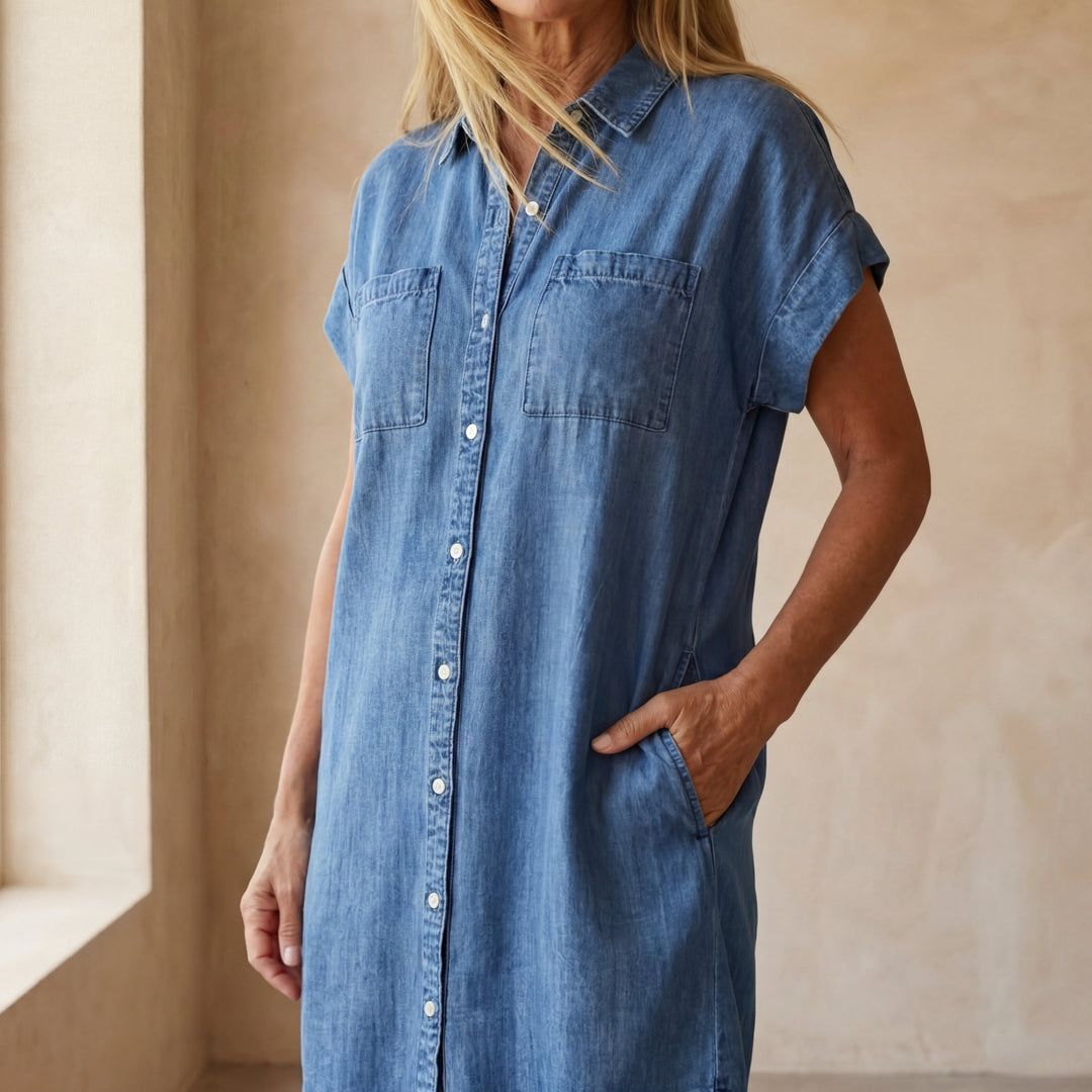 Elenore | Denim Dress