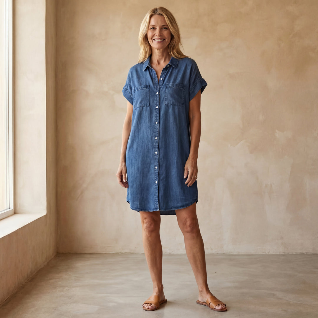 Elenore | Denim Dress