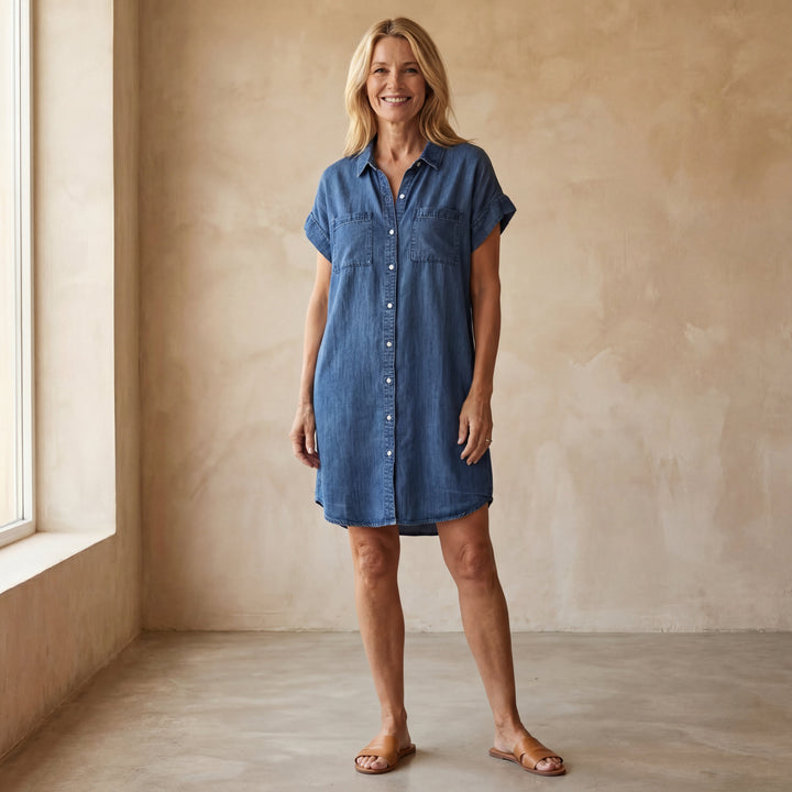 Elenore | Denim Dress