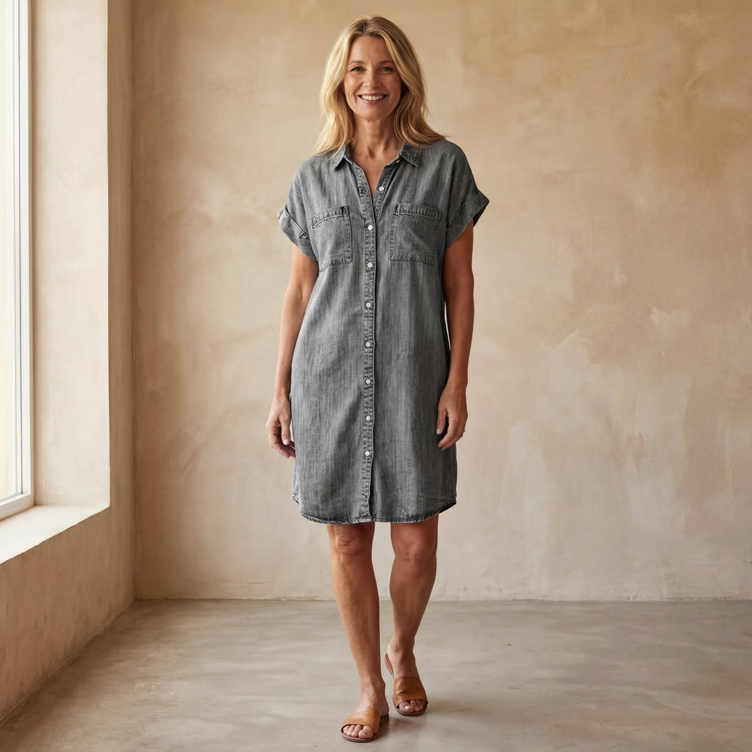 Elenore | Denim Dress