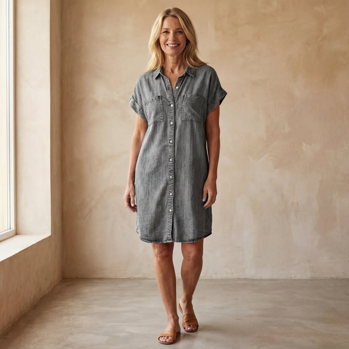 Elenore | Denim Dress