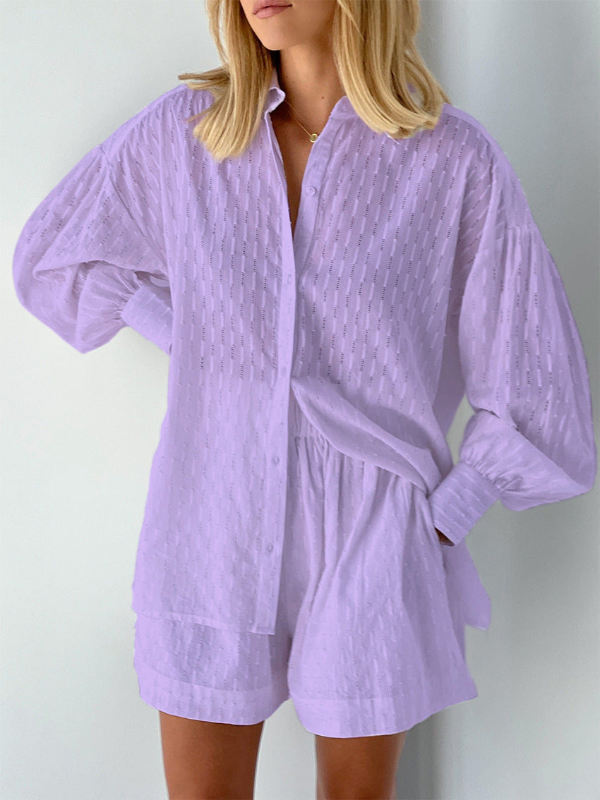Elizabeth | Relaxed Fit Breezy Shirt and Shorts Set