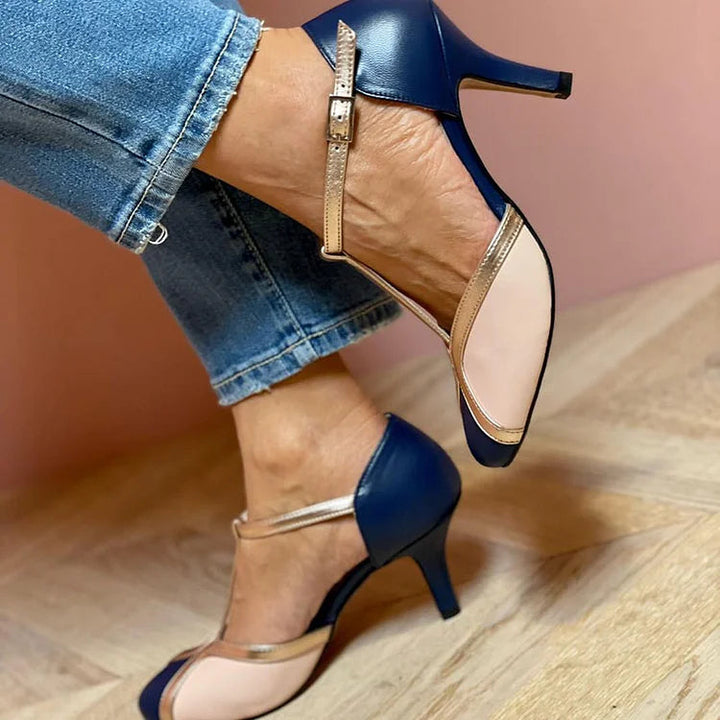 Adelheid – Vintage T-Strap Heels in Timeless Elegance