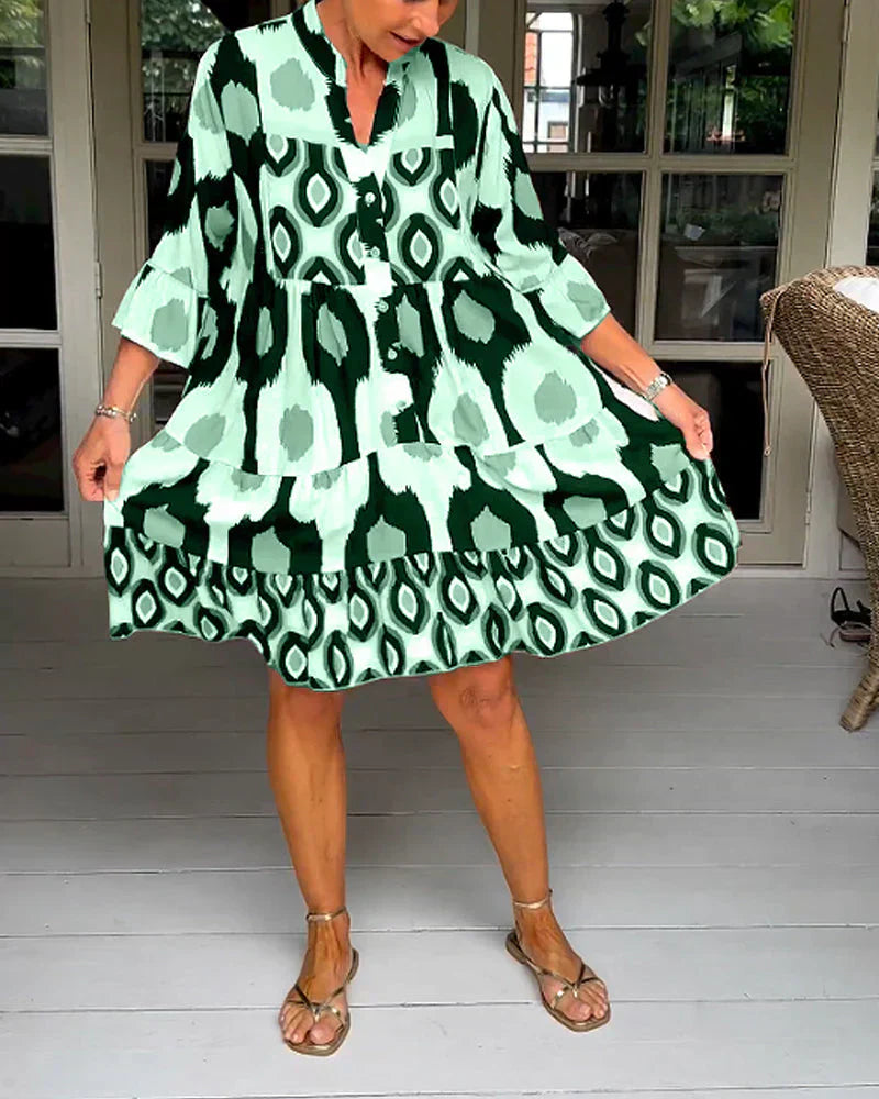 Ann | Timeless Printed Dress