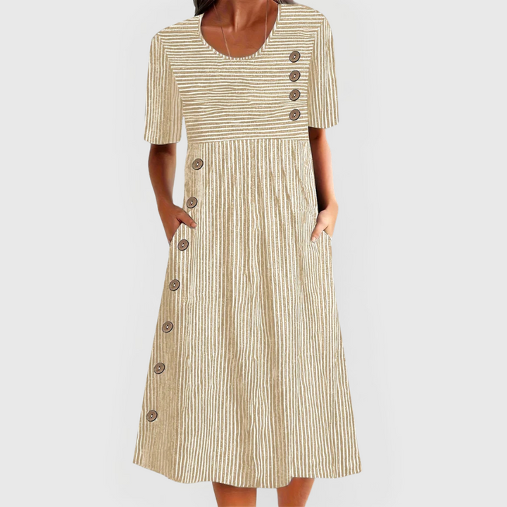 Eva | Breathable Comfort Midi Dress