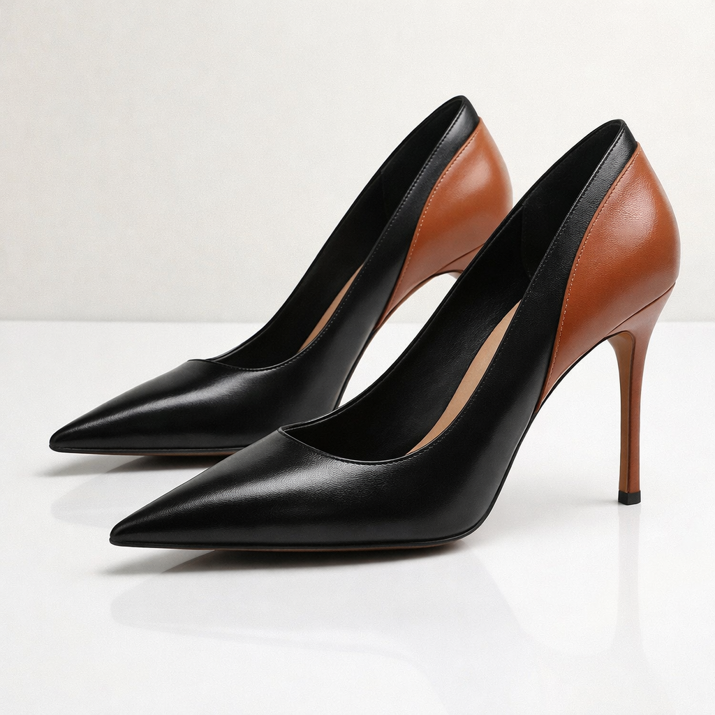Vivienne | Two-Tone Heels