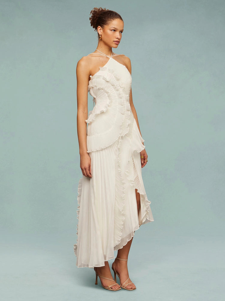 Erin | Ocean Whirlpool Long Dress