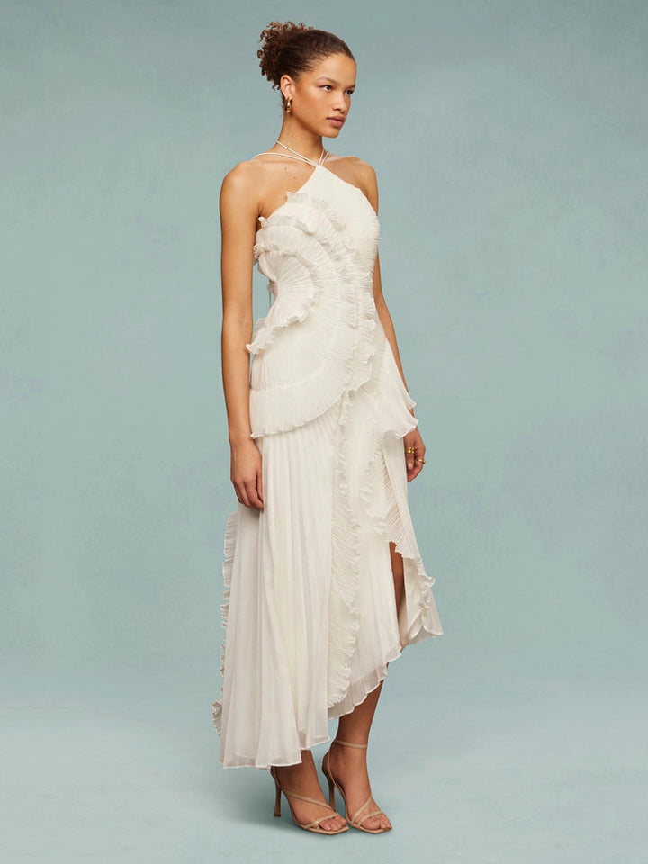 Erin | Ocean Whirlpool Long Dress