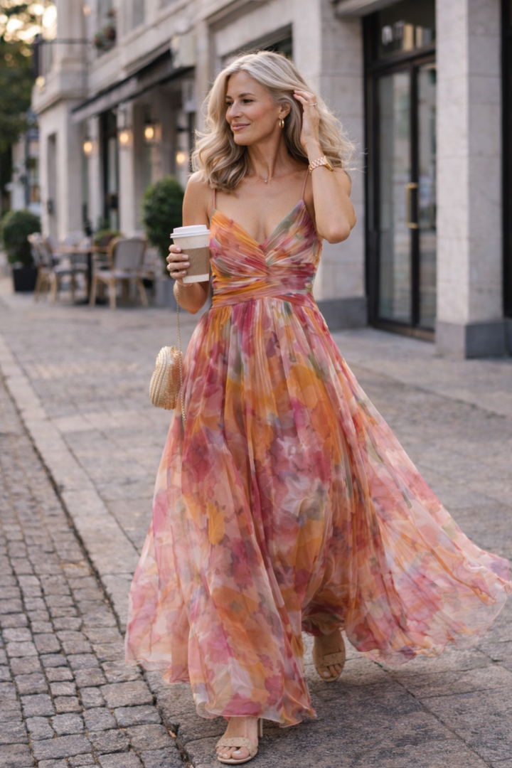 Lena | Floral Maxi Dress