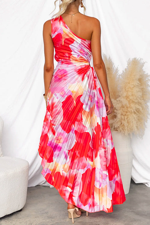 Clara | Vibrant Tropical Evening Dress