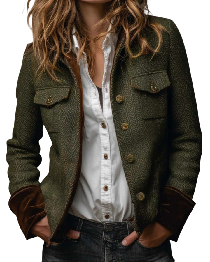 Maddison | Jacket with velvet details