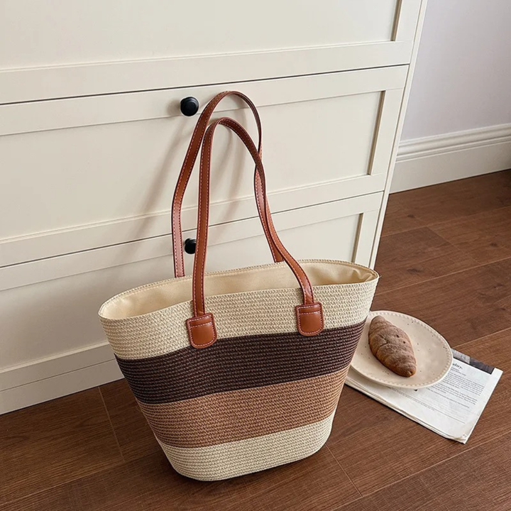 Cora | The Colorful Woven Straw Tote