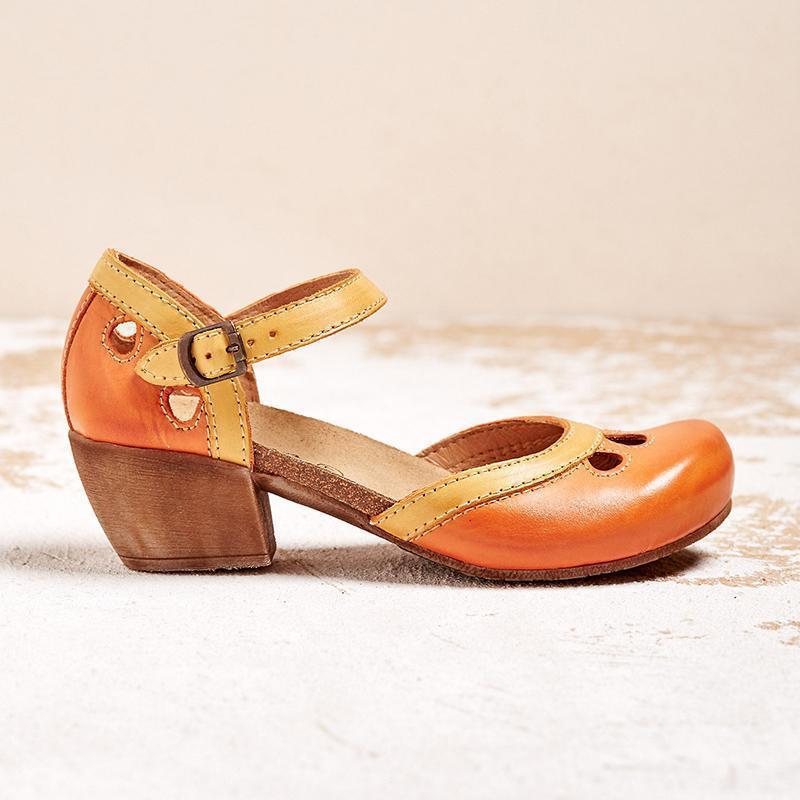 Laisy | Orthopedic sandals with low heels