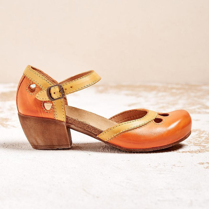 Laisy | Orthopedic sandals with low heels