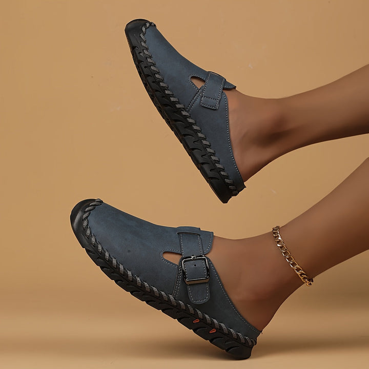 Marly | Comfortable Buckle Mules