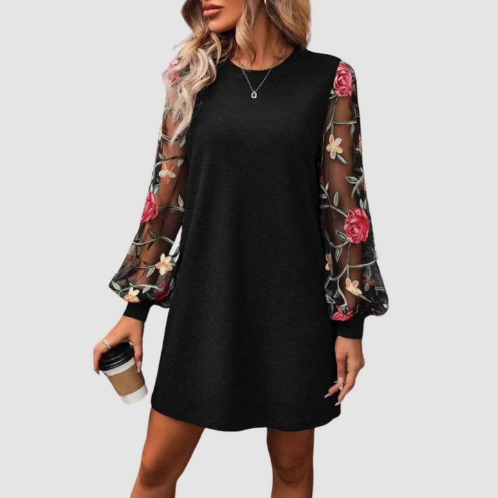 Shara | Lace Long Sleeve Dress