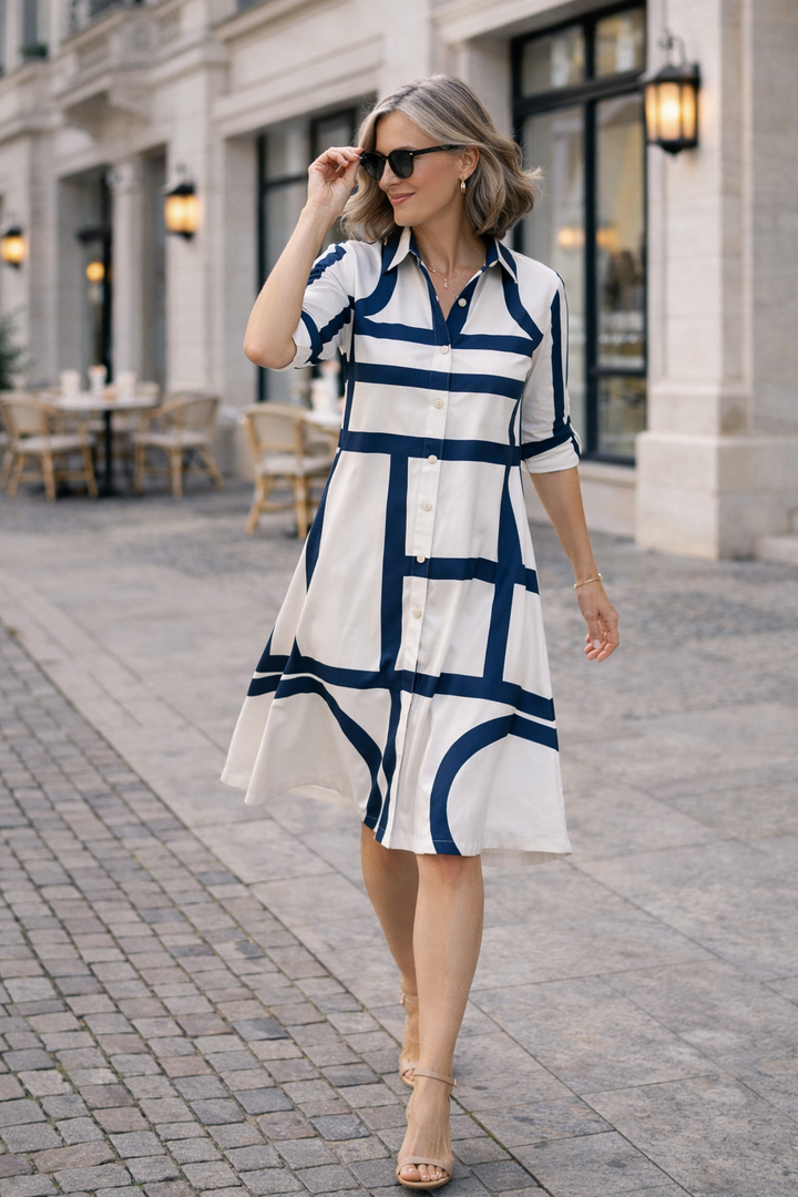Lena | Classic Midi Dress