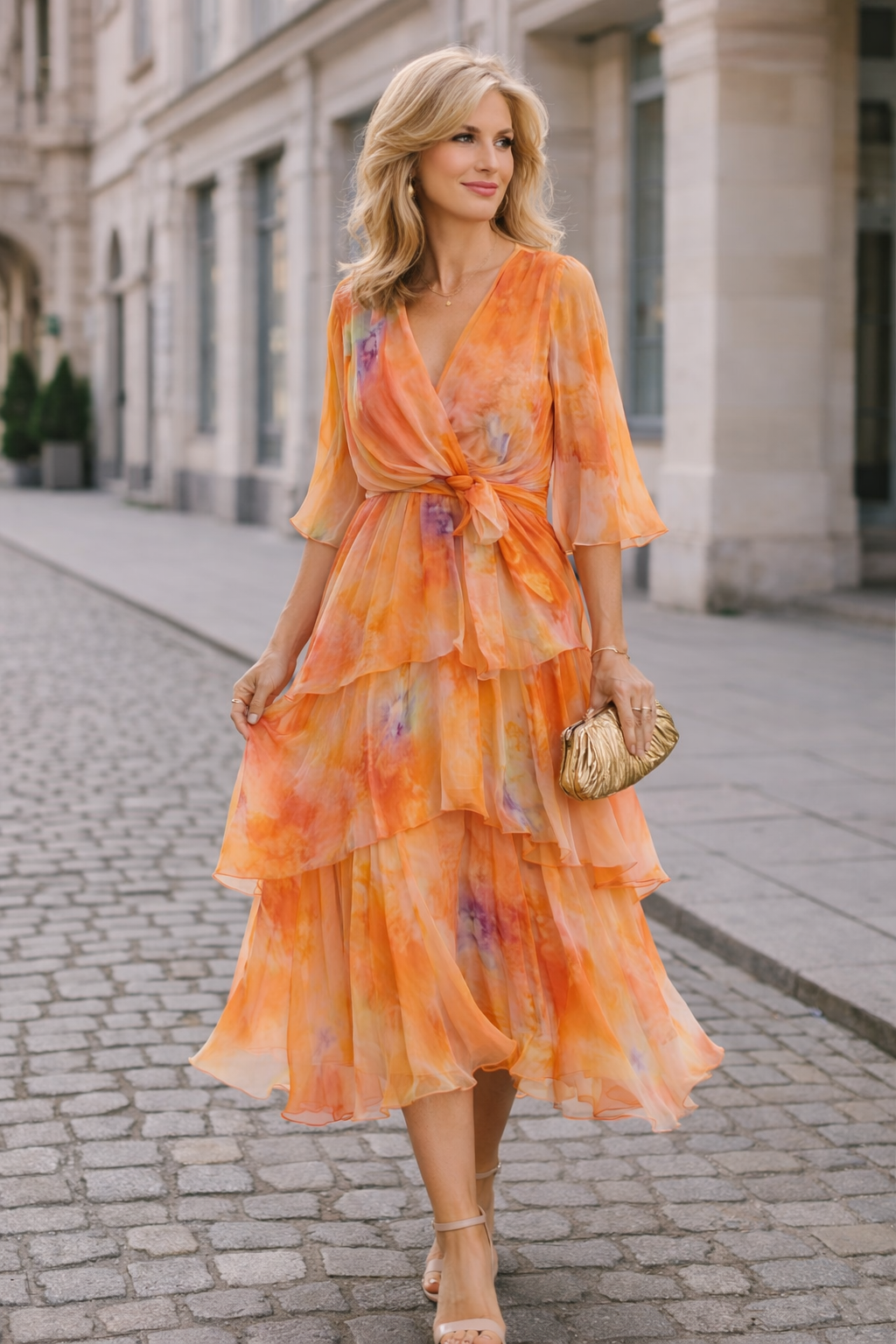 Marlene | Floral Layered Dress