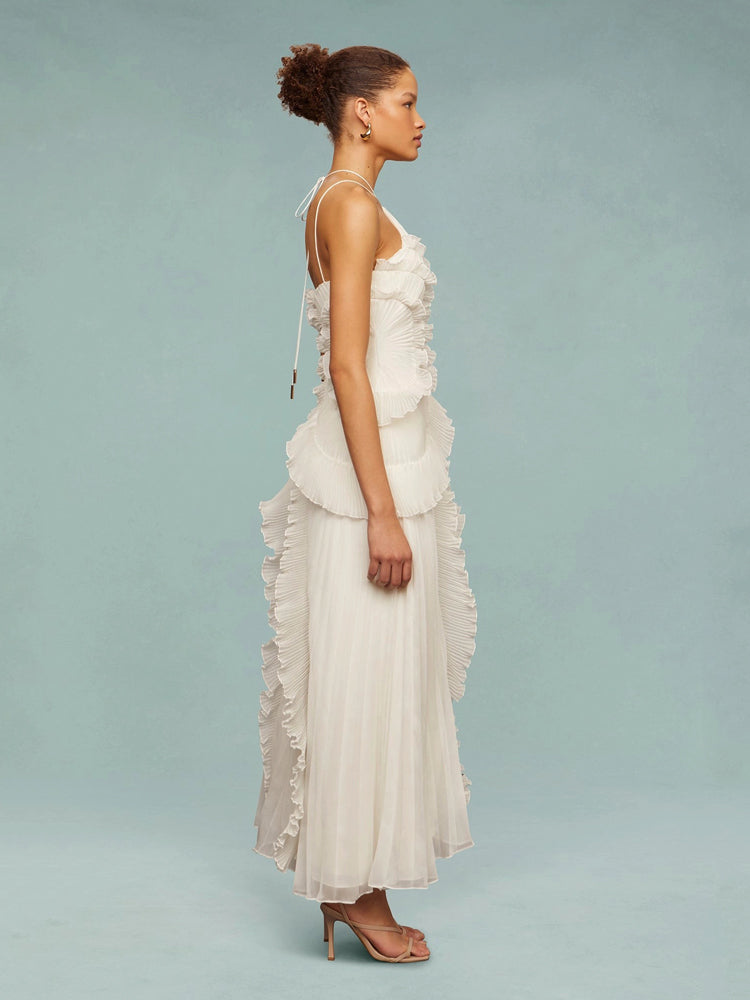 Erin | Ocean Whirlpool Long Dress