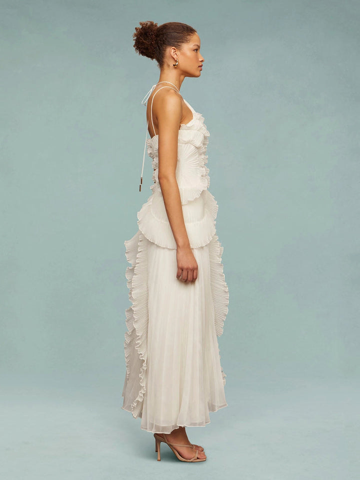 Erin | Ocean Whirlpool Long Dress